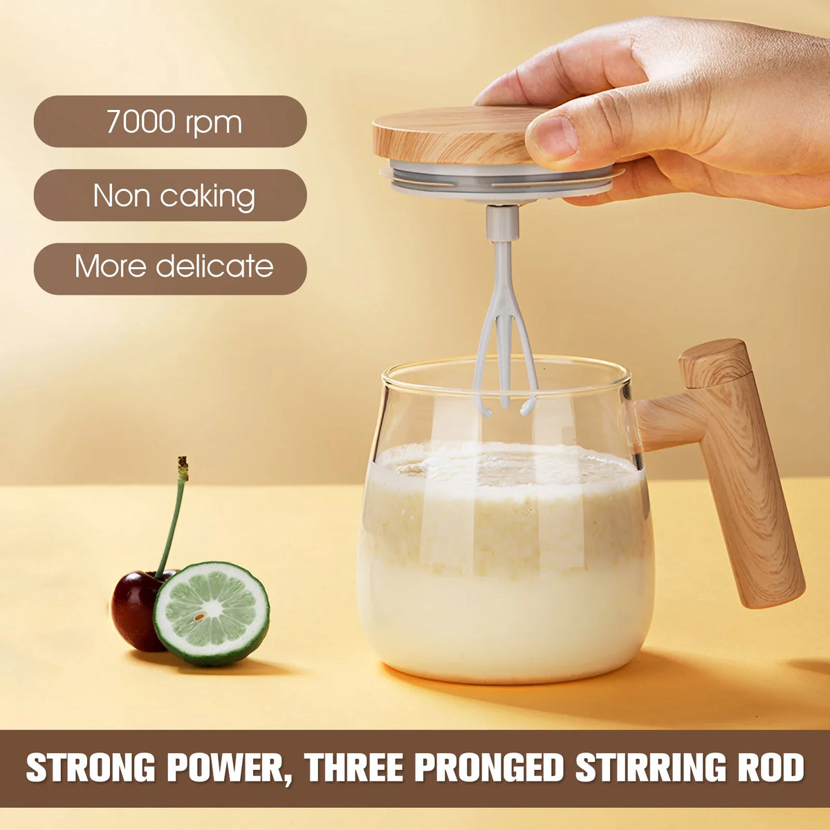 SwiftBlend Mug™  Self Stirring Coffee Cup (400ml)