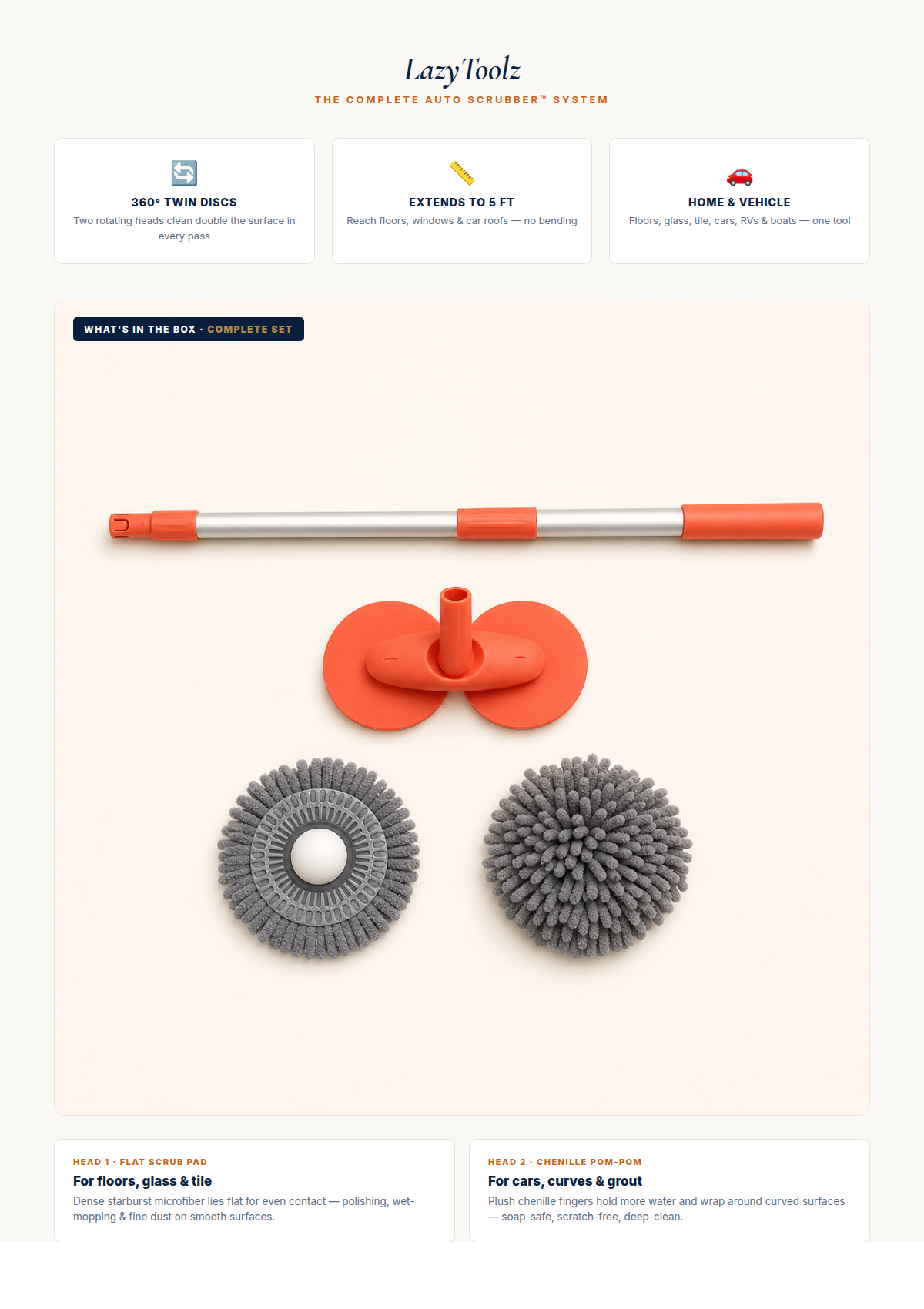 The complete Auto Scrubber system